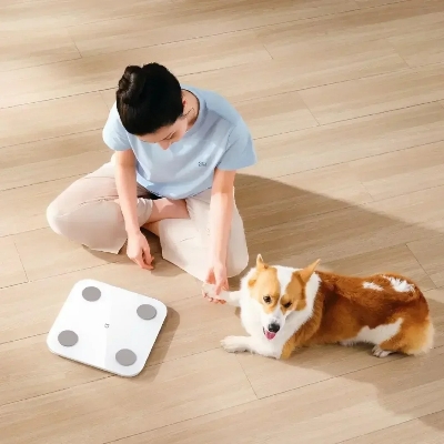 Picture of Xiaomi MIJIA S400 Body Fat Scale Bluetooth 5.0 LED Display 150kg Smart Home Body Composition Testing Scale Work with Mi Home APP