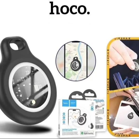 Picture of HOCO E91 tracking device, search for location of things, supports Find My, no need to install additional apps, battery life 9-12 months