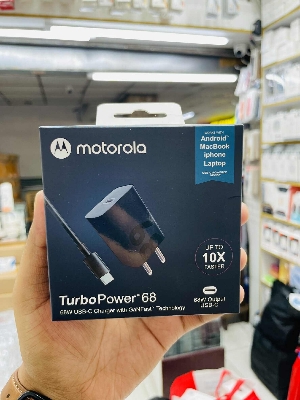 Picture of Motorola 68W USB-C Charger with GanFast Technology
