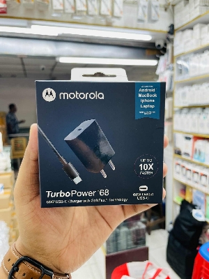 Picture of Motorola 68W USB-C Charger with GanFast Technology