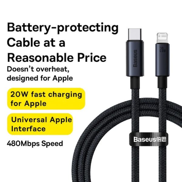Picture of Baseus Minimalist Series Fast Charging Type-C to iP 20W 1m Data Cable