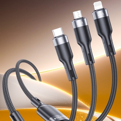 Picture of AWEI CL-975 USB-C / Lightning / Micro USB 3in1 Cable