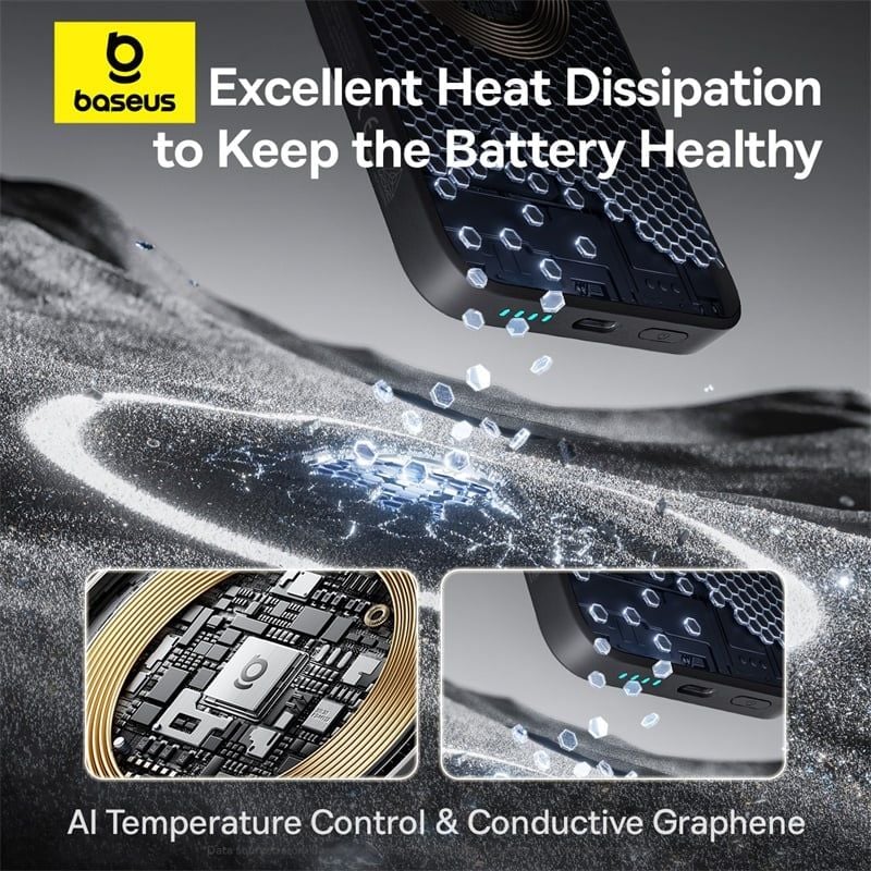 Picture of Baseus EnerFill FM11 Ultra-Mini 10000mAh 22.5W Wireless Power Bank