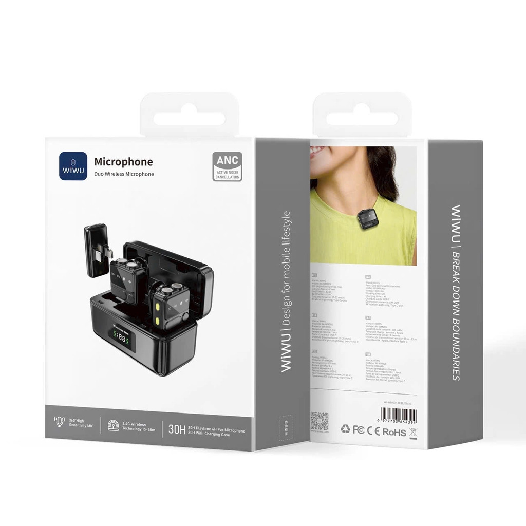 Picture of WiWU Wi-WM005 Duo Wireless Microphone