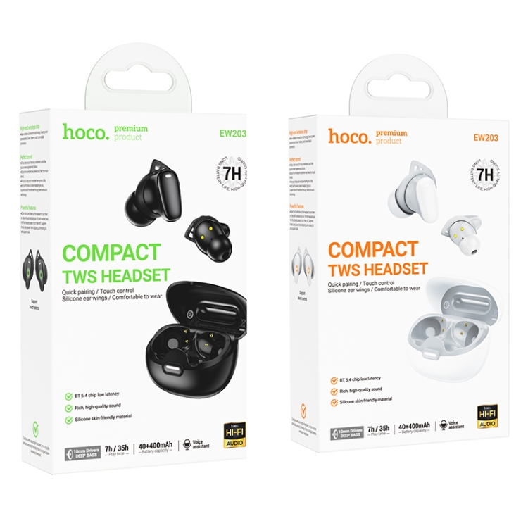 Picture of hoco EW203 Jinny True Wireless Sleep BT Earbuds(Black)