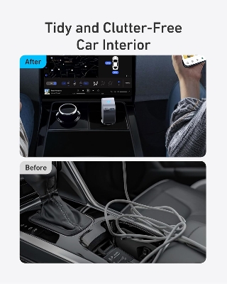 Picture of Anker Nano 75W USB-C Car Charger with Built-in Retractable USB-C Cable (A2738)