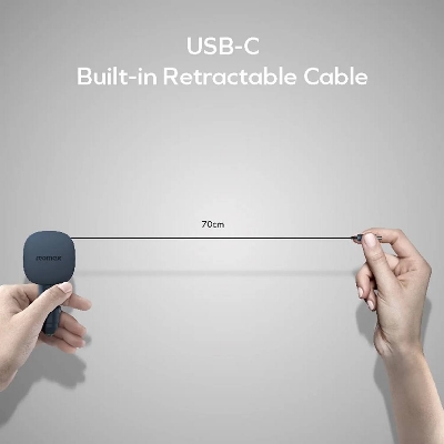 Picture of Momax 1-Move⁺ 2-Port 60W Car Charger With Built-In Retractable Cable