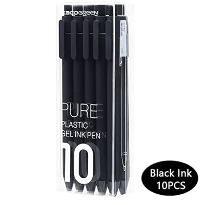 Picture of Xiaomi Kaco Pure Plastic Gel Ink Pen Set 10pcs (K1015) – Black
