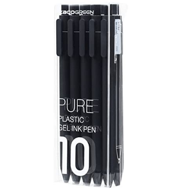 Picture of Xiaomi Kaco Pure Plastic Gel Ink Pen Set 10pcs (K1015) – Black