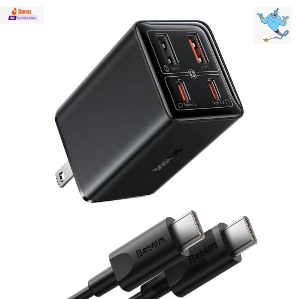 Picture of Baseus GaN6 Pro 65W Fast Charger For Macbook Samsung IPhone Pixel Huawei