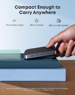 Picture of Anker Nano USB C Charger, 6-Port Charging Station with Ultra-fast 130W Output, 4 USB-C, 2 USB-A Ports, Compact and Stylish, For iPhone 16/15/14 Series, iPad, MacBook, Pixel, Galaxy, and More