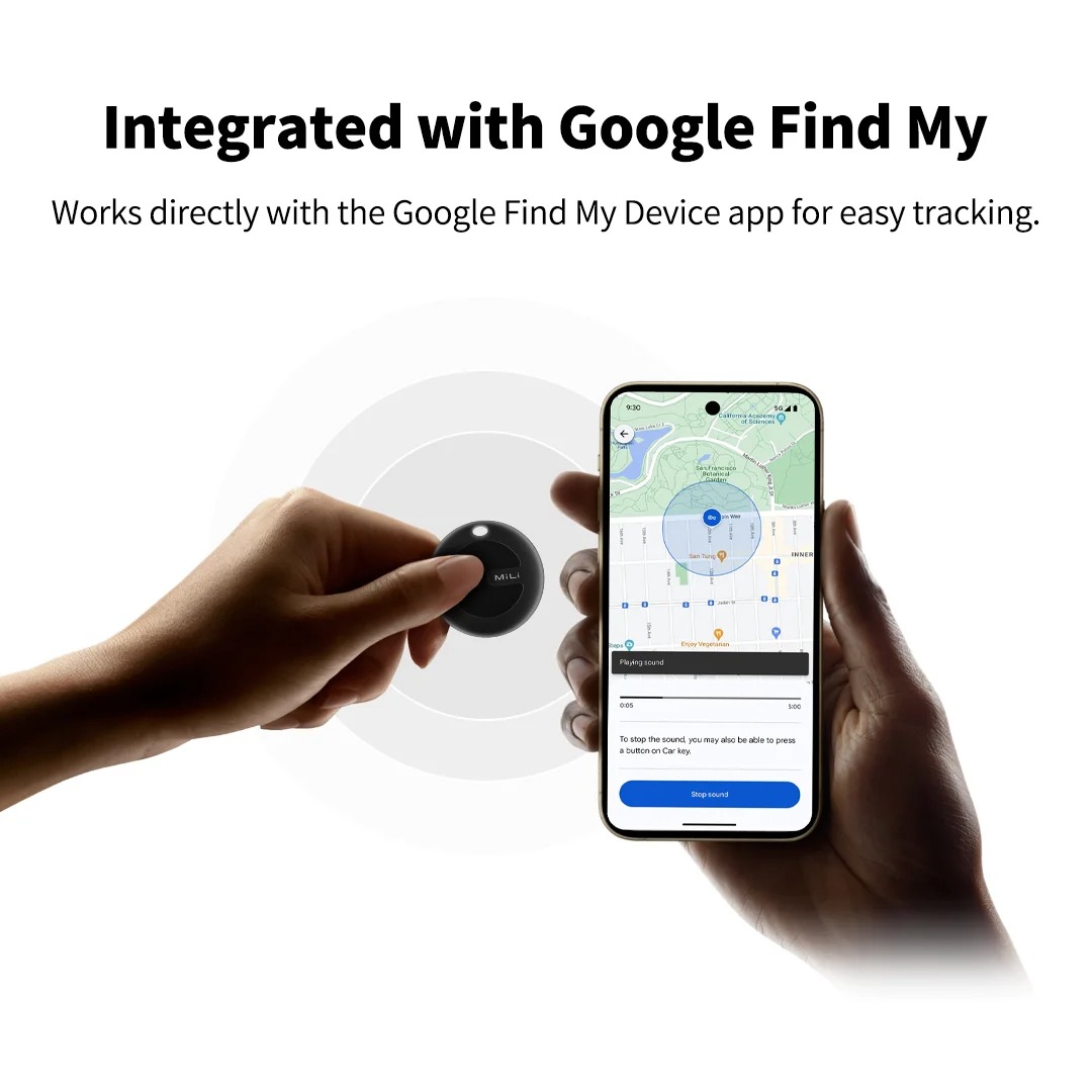 Picture of MiLi MiTag Android Location Tracker Device – Compatible with Google’s Find My Device
