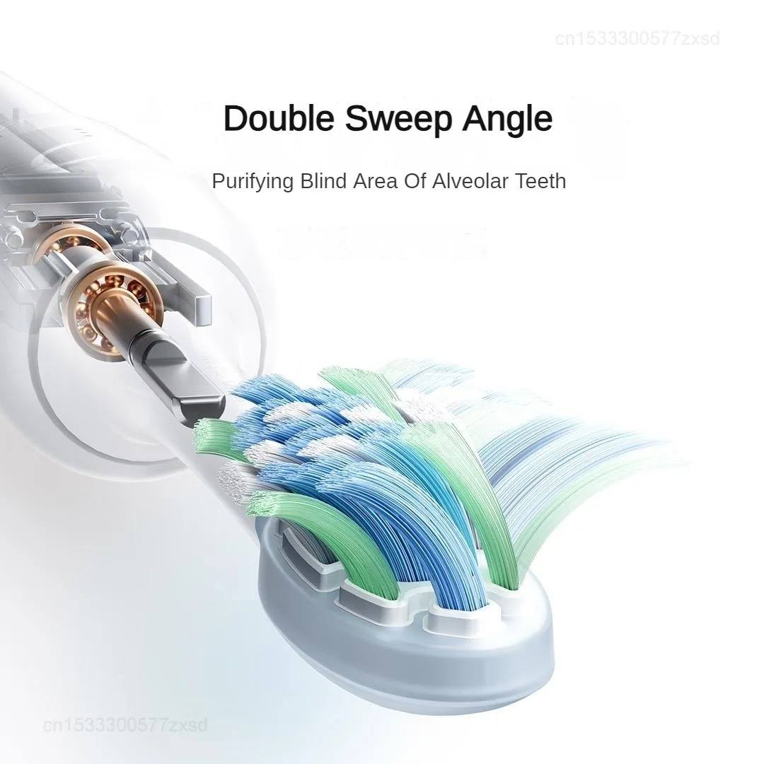 Picture of Xiaomi Oscillation Electric Toothbrush, 3 Modes Cleaning, Rechargeable, IPX8 Waterproof, Smart Reminder Oral Care for Adults-blue