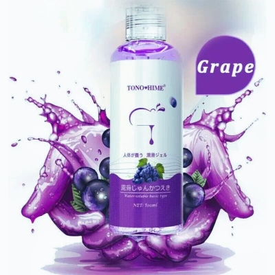 Picture of TONO HIME Grape Flavor Water Based Personal Lubricant Gel -100ml