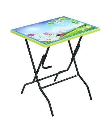 Buy Restaurant Table 2 Seat St/Le Print Ray-Lime Green Online at Best Price