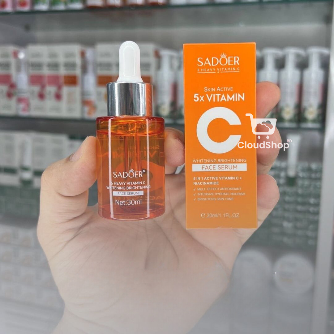 Buy SADOER 5X Heavy Vitamin C Whitening Skin Active Face Serum – 30ml at Best Price In Bangladesh