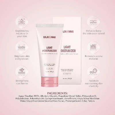 Buy Rajkonna Light Moisturizer With Rice Water And Licorice Extract (50gm) at Best Price In Bangladesh