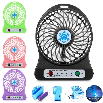 Picture of Rechargeable Mini USB Fan with Oscillation