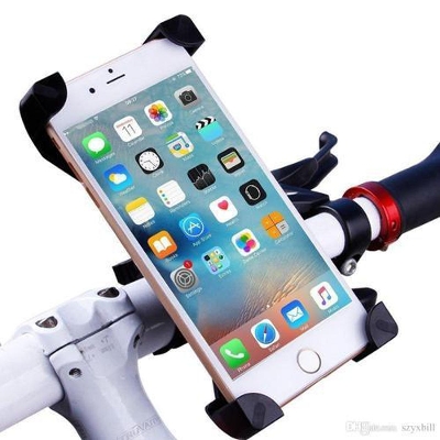 Picture of New Smart Anti-Slip Universal 360 Rotating Bicycle Bike Phone Holder Handlebar Clip Stand Mount Bracket For Smart Phone