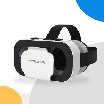 Picture of Vr Shinecon Box 5 Mini Vr Glasses 3D Glasses Virtual Re ality Glasses Vr Headset For Google Cardboard Smartp for 4.7-6.53 inch Mo-bile Phones