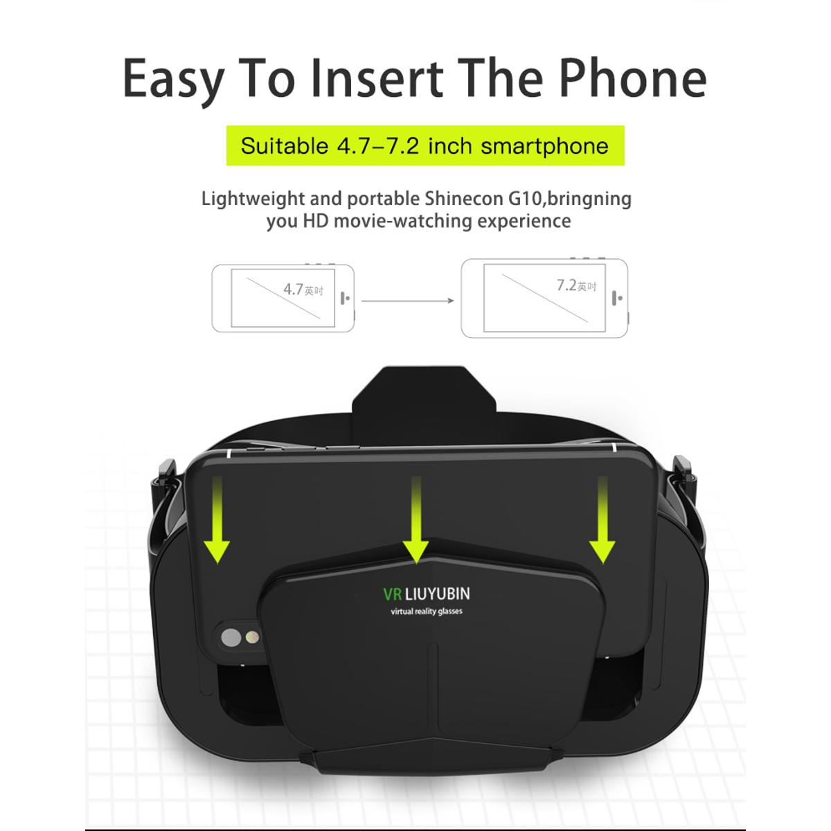 Picture of VR Shinecon New 3D Virtual Reality Gaming Glasses Headset Compatible with iPh-one and Android Phone G10 Metaverse VR Headset