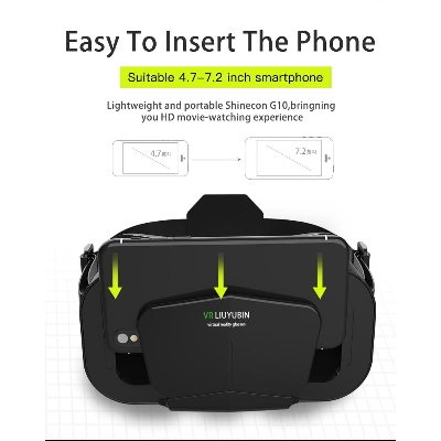 Picture of VR Shinecon New 3D Virtual Reality Gaming Glasses Headset Compatible with iPh-one and Android Phone G10 Metaverse VR Headset