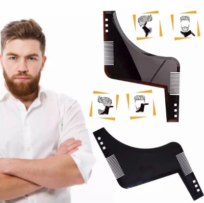 Picture of 1 Pcs High quality beard shaping design template, beard comb, all in one tool.Beard Shapers Tools