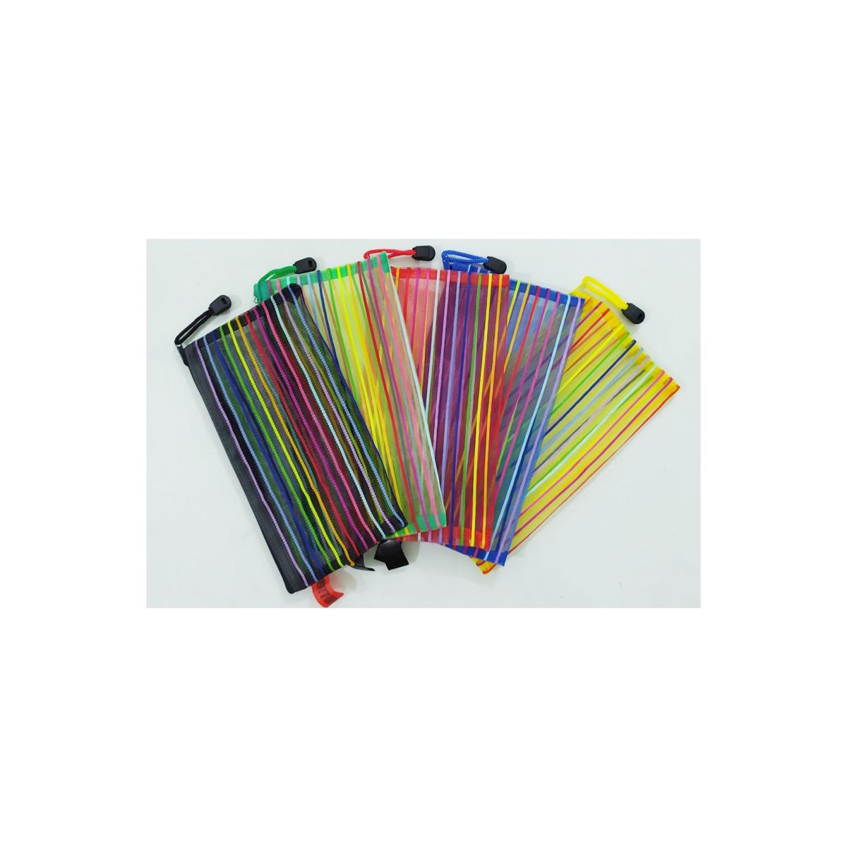 Picture of Pencil And Pen Net Bag / Pen And Pencil Net ( 05 Pcs ) - Pencil Bag