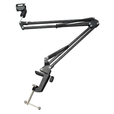 Picture of Professional Recordng Microphone Stand Suspension Scissor Arm For Dynamic and Condenser Mic (Black)