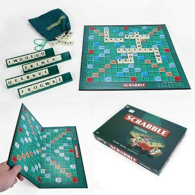 Picture of Scrabble Crossword Board Game Indoor Family Game Multiplayers Game