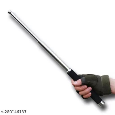 Picture of Portable Folding Stick Tool Stainless Steel Telescopic Rod-Self Defence Stick Walking Stick