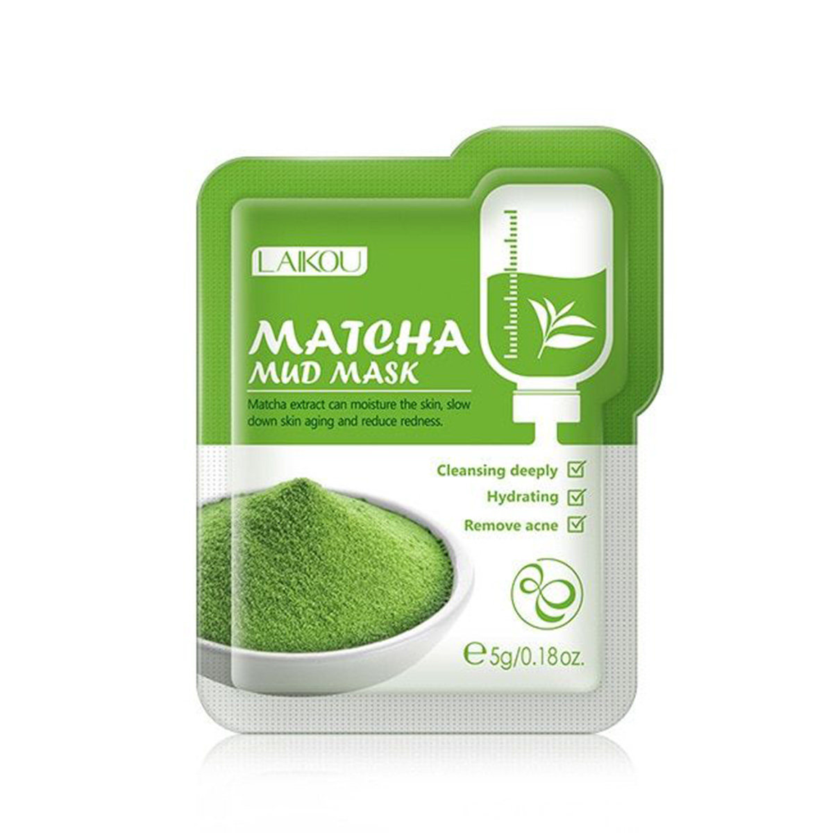 Picture of LAIKOU Matcha Mud 5g Face Msk [4 pcs/set]