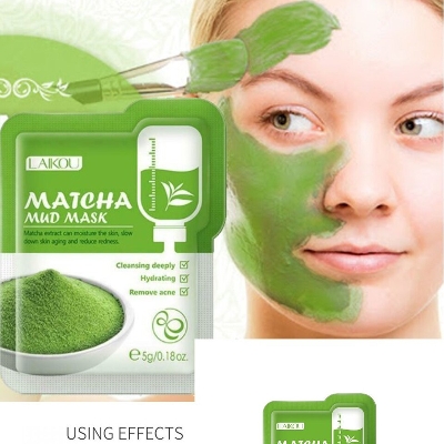 Picture of LAIKOU Matcha Mud 5g Face Msk [4 pcs/set]