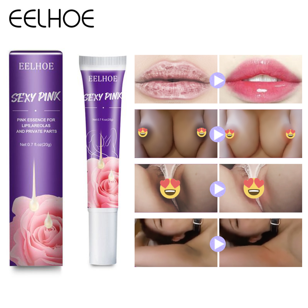 Picture of EELHOE sexy pink serum niacinamide lip areola private part whitening joints melanin removing skin care essence for women