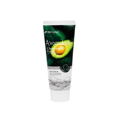 Picture of 3W Clinic Avocado Cleansing Foam Facewash 100ml | Korea
