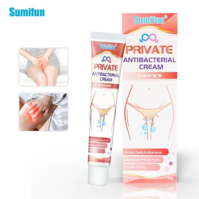 Picture of Sumifun Private Parts Antibacterial Cream Plant Extracts Gentle Care Itchy Skin Ointment for Eczema Anti Fungal Cream 20g