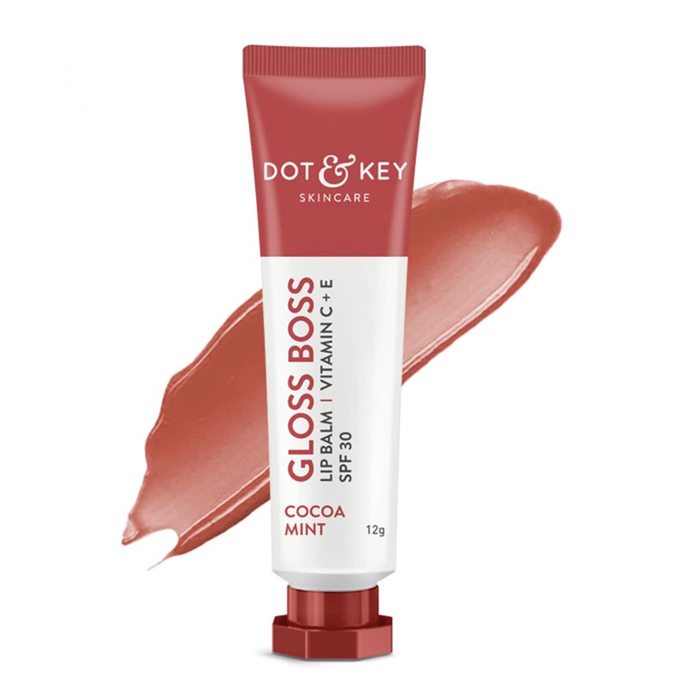 Picture of Dot & Key Cocoa Lip Balm with Shea Butter for Naturally Glowing and Hydrated Lips-12gram