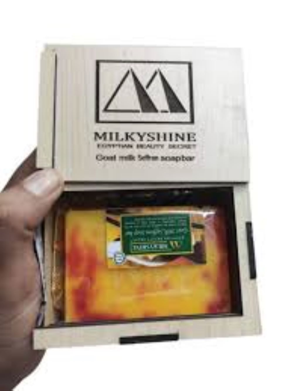 Picture of Milkyshine Beauty Secret Saffron Goat Milk Soap Bar