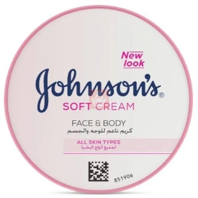 Picture of Johnson's soft cream face &body all skin types 200ml