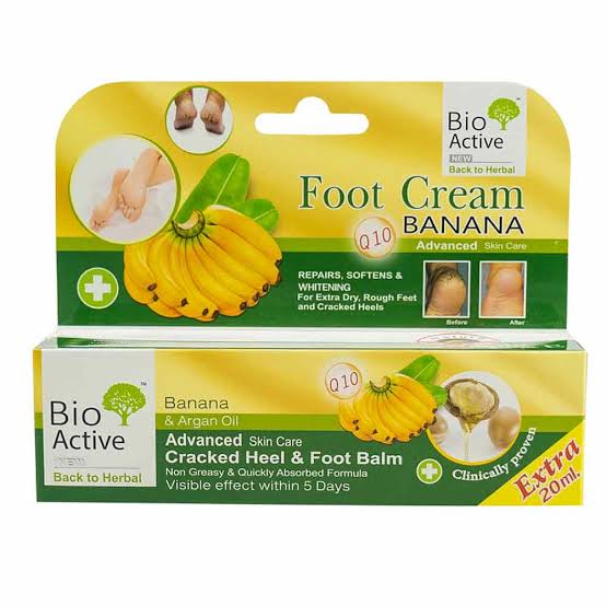Picture of BIO ACTIVE BANANA & ARGAN OIL CRACKED HEEL & FOOT BALM 30ML