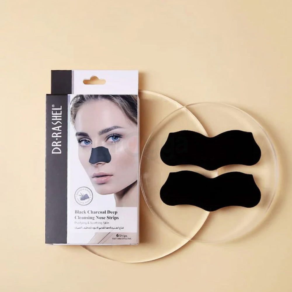 Picture of Dr Rashel Black Charcoal Deep Cleansing Nose Strips