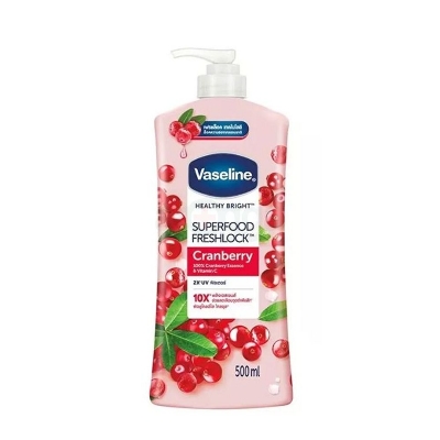 Picture of Vaseline Healthy Bright Superfood Freshlock Cranberry Body Lotion