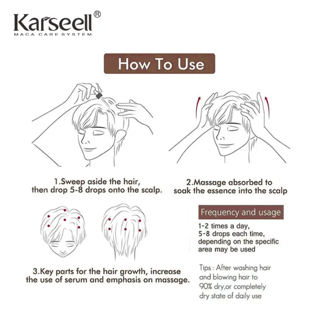 Picture of Karseell Moroccan Argan Oil Dry Damaged Hair Healing Cold Pressed Unisex 50ml