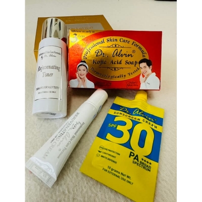Picture of DR Alvin Rejuvenating set with Soothing Cream & SPF 50 Sunscreen