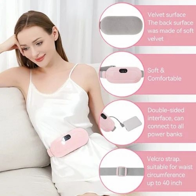 Picture of Portable Cordless Heating Pad with Adjustable Strap