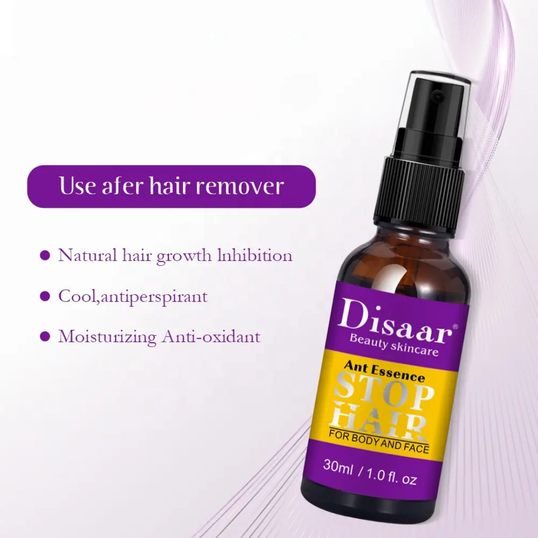 Picture of Disaar Beauty Skincare Ant Essence Stop Hair Spray for Body and Face 30ml