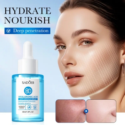 Picture of SADOER 8D Hyaluronic Acid Anti-Wrinkle Serum Niacinamide/Calendula Centella Asiatica 30ml