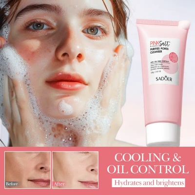 Picture of Himalayan Pink Salt Purifies Pores Cleanser 100g / 3.52 oz