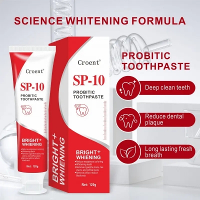Picture of Croent SP-10 Probitic Bright + Whitening Toothpaste (120g)
