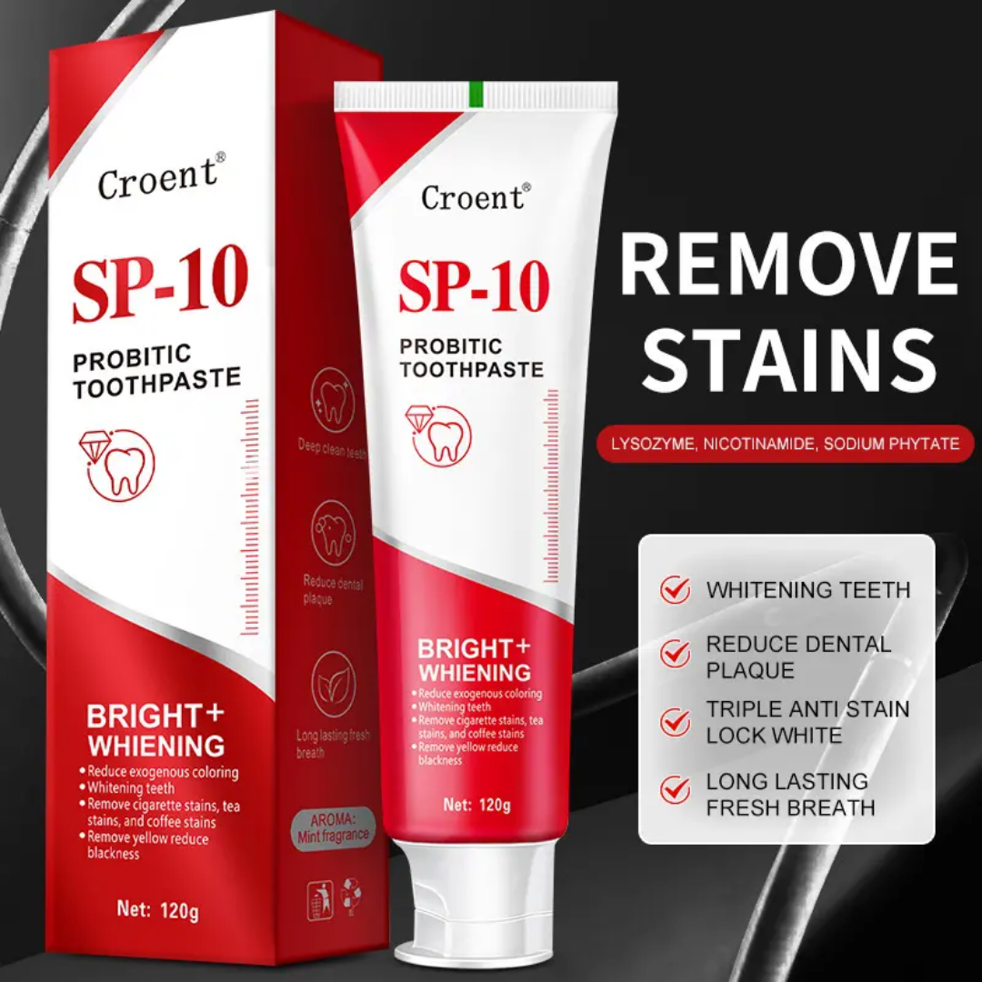 Picture of Croent SP-10 Probitic Bright + Whitening Toothpaste (120g)